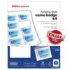 Office Depot® Brand Name Badge Kit, Pack of 24