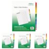 Office Essentials 11675 Table 'n Tabs Dividers, 15-Tab, Letter (Pack of 4)