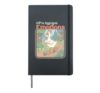 Off To Regulate Emotions Silly-Goose Mental Health Counselor Hardcover Journal, Black