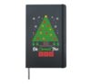 Oh Chemist Tree Science Christmas Holiday Chemistry Teacher Hardcover Journal, Black