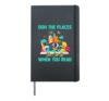 Oh The Places You Can Go When You Read Reading Book Lover Hardcover Journal, Black