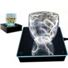 OJELVQRLM Plasma Arc Glass Mug, Touch Activated Electric Spark Cup,