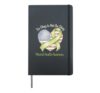 Okay to not be Okay Support Mental Health Awareness Ribbon Hardcover Journal, Black