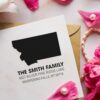Oklahoma Silhouette Self-Inking State Stamp - Ink Built Into the Body