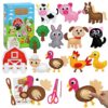 OKOOKO Animal Sewing Craft Kit, Sewing Craft Kit, Art Craft Kits, DIY Set