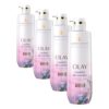Olay Body Wash for Women, Couldn't Be Lovelier Glinda's Edition, Intensely Hydrating & Renewing, Pro-Hyaluronic Acid Serum with Vitamin B3, For All Skin Types, Raspberry & Bubbles Scent, 20 fl oz