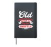 Old Cribbage Players Never Die They Just Shuffle Hardcover Journal, Black