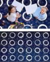 OLEEK Large Classroom Rug Elementary 8x10 - (Washable) Classroom Rugs for Kids Room - Classroom Carpet Elementary - Kids playroom Rug 8 x 10 - Preschool Rugs for Classroom - Schoolgirl Classroom Decor