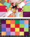 OLEEK Large Classroom Rug Elementary 8x13 - (Washable) Classroom Rugs for Kids Room - Classroom Carpet Elementary - Kids playroom Rug 8 x 13 - Preschool Rugs for Classroom - Schoolgirl Classroom Decor