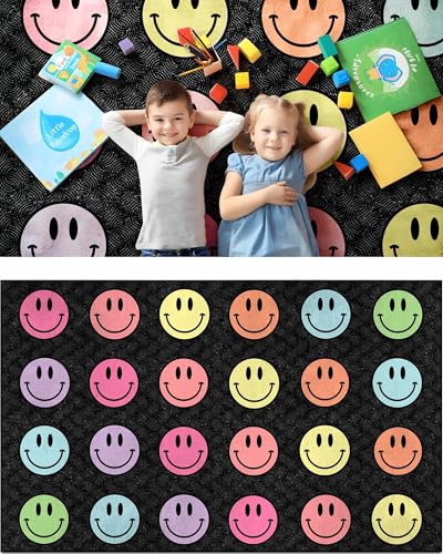 OLEEK Large Classroom Rug Elementary 9x12 - Classroom Rugs for Kids Room - Classroom Carpet Elementary - Kids playroom Rug 9 x 12 - Preschool Rugs for Classroom - Schoolgirl Style Classroom Decor