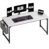 OLIXIS Computer Desk, 63 Inch Gaming Desks for Home Office Small Spaces