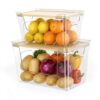ONEDONE Pantry Organizers and Storage - 2 Set Potato and Onion Storage Bin