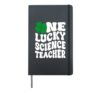 One Lucky Science Teacher Educator St. Patrick's Day Hardcover Journal, Black