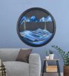 Oneshow 17.3" Moving Sand Art Picture Wall Art, 3D Sand Art Liquid Motion
