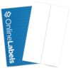 OnlineLabels 4.25" x 14" Labels - Removable White Matte - 100 Sheets