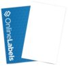 OnlineLabels 8.5" x 14" Rect. Labels - Removable White Matte - 100 Sheets