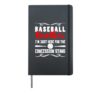 Only here for concession stand - baseball brother gift Hardcover Journal, Black