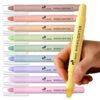 Only Zest 10 Pack Bible Safe Highlighters - Pastel Color, Wax Highlighters