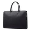 ONMYJFD Combination Lock Briefcase for Men Top Layer Cowhider Laptop
