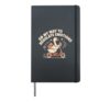 On My Way To Regulate Emotions Mental Health Counselor Goose Hardcover Journal, Black