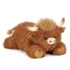 Onsoyours Original 4 Lbs Weighted Highland Cow Stuffed Animals, 23.5" Large Soft Fluffy Cow Plush Toy Pillow Gifts for Kids & Adults （Brown）