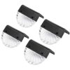 Onythral Solar Stair Lamp, Warm Light RGB Color Changing Step Light for Outdoor Garden Pathway Stairs
