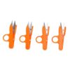 Onythral Thread Snips Stainless Steel Embroidery Scissors 4Pcs Mini Spring Loaded Fabric Scissors for Sewing Quilting Needlework Crafters with Precise Cutting Portable Design