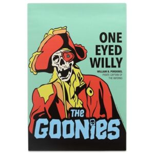Open Road Brands The Goonies One Eyed Willy Adhesive Canvas Wall Art