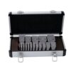 Ophthalmic Optical Prism Bar Set, 16 Pieces with Red Filter Lens, Durable Aluminum Case for Strabismus and Vision Therapy