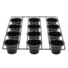 OPPWONG 12 Cup Muffin Pan, Carbon Steel Nonstick Baking Tray, Release Coating Tray for Cupcakes Muffins, Dishwasher Safe for Home Professional Bakers
