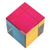 Optical Glass Color Cube Prism for Light Effects and Photography, 60mm