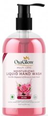 OraGlow Multi Care Moisturizing Liquid Hand Wash – Rose Scent Hand Soap, Cleanses & Moisturizes Hands, Gentle on Skin, SLS Free & Paraben Free, Halal, Made in USA, 12.0 fl oz (355 ml)