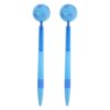 ORFOFE 2pcs Creative Football Gel Pen with Rotating Soccer Ball Topper