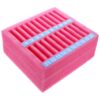 ORFOFE Pink Epe Foam Phone Box with 20 Grid Compartments for Mobile Phones