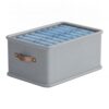 Organize Bedding and Winter Clothes with this Foldable Polyester Storage Box, Collapsible Bin with Handles for Closets and Underbed Spaces (1 Pack)