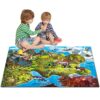 Oriate Kids Dinosaur Rug, Jurassic Toys Play Mat, Dinosaur Activity Playmat