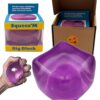 Original Big Block Premium Stress Cube, Purple Squishy Fidget Toy, Adults