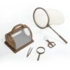 orimetre Kids Nature Exploration Kit – Bug Catcher Set for Curious Little Explorers with Net, Magnifying Glass & Bug Habitat (Brown)