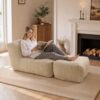 ORMONO Large Bean Bag Chairs Sofa for Adults, Giant BeanBag Couch Lounger