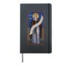 Orthodox Icon Saint Cosmas of Maiuma Hardcover Journal, Black