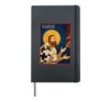 Orthodox Icon Saint Danilo II, Serbian Archbishop Hardcover Journal, Black