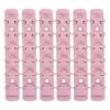 OSALADI 6pcs Loose Leaf Binding Clip Metal Binder Ring Mechanism with 6 Hole Design for A7 Paper and Documents, Portable Pink DIY Notebook Binder Kit for Office and School Supplies