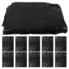 OSOLADY Black Plastic Trash Bags 25pcs 90x110cm Thickened 2.5 Mil Bathroom Garbage Bags Wastebasket Liners for Bedroom and Office Use