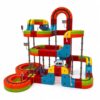 OtterLabs KlickRail Magnetic Electric Train Set, 215-Piece Pro Set – 3D Modular Track Building Toy with USB Rechargeable Motorized Train, 360° Loops, Flexible STEM Race Track for Kids