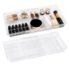 Oubonun Expandable Shallow Vanity Plastic Makeup Drawer Organizers, 2 Pack