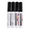 OUNONA 4pcs Tombstone Marker Pen with 8mm Wide Tip, Waterproof and No Fading Black Paint Marker for Granite Tombstones, High Adhesion Plastic Pen for Outdoor DIY Monument Surface