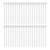 OUNONA Map for 400pcs Push Pins Round Head Silver and Stainless Steel Point Precise Map Marking and Secure Hold, Compact Design Suitable for Picture Hanging, Home DIY Craft, and Cork
