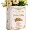 Our Greatest Chapter A Love Story Written By Custom Name Book Vase