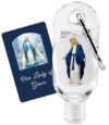 Our Lady of Grace Hand Sanitizer Bottle Portable with Clip for Mass
