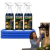 Outdoor Lantern and Garden Light Cleaner Spray with Microfibre Cloth (3 Set)